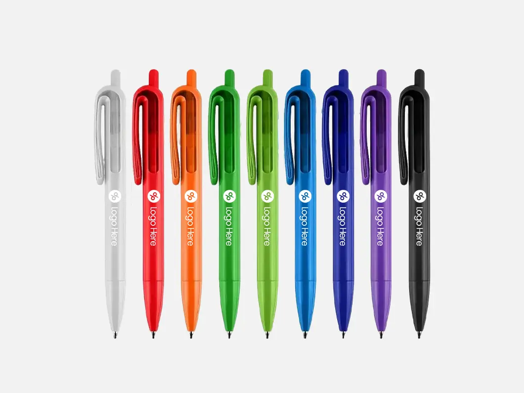 Translucent Clip Retractable Pen - View 1