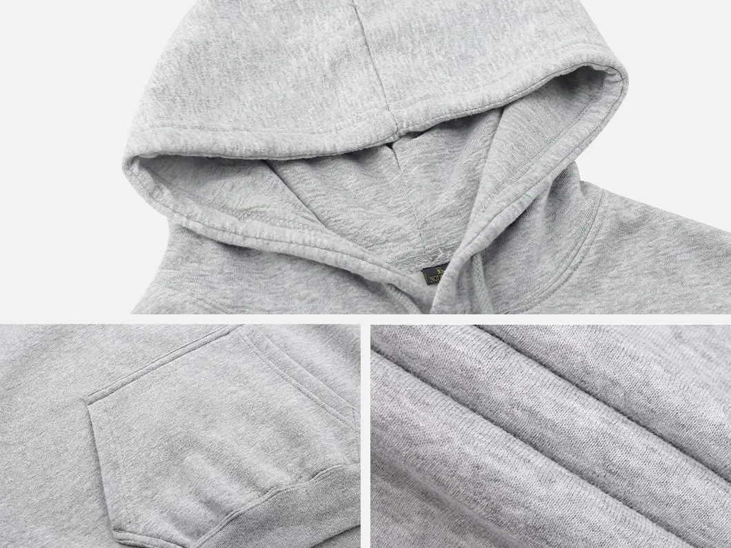 Blank Pullover Hoodie by Gildan - View 4