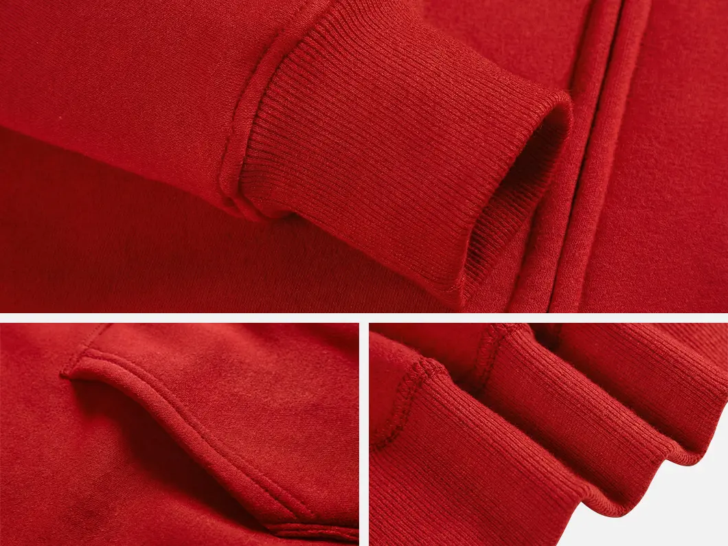 Casual Fleece Zip Hoodie - View 5