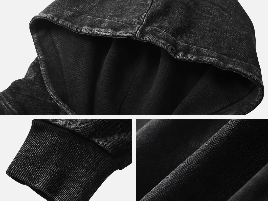 Vintage Washed Oversized Hoodie - View 4