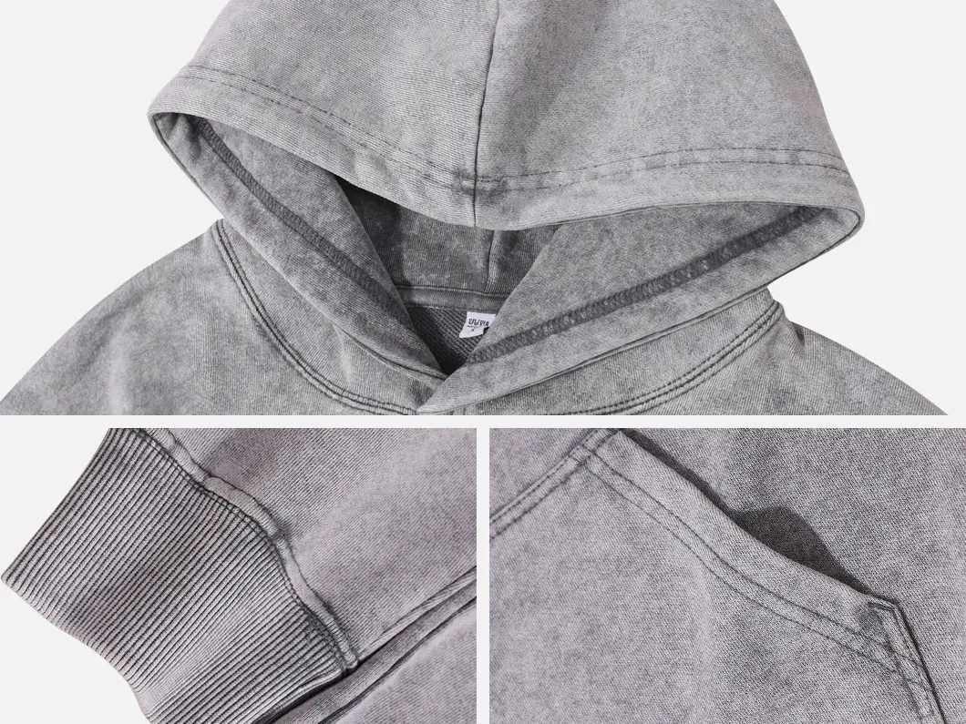 Heavy Vintage Washed Hoodie - View 4