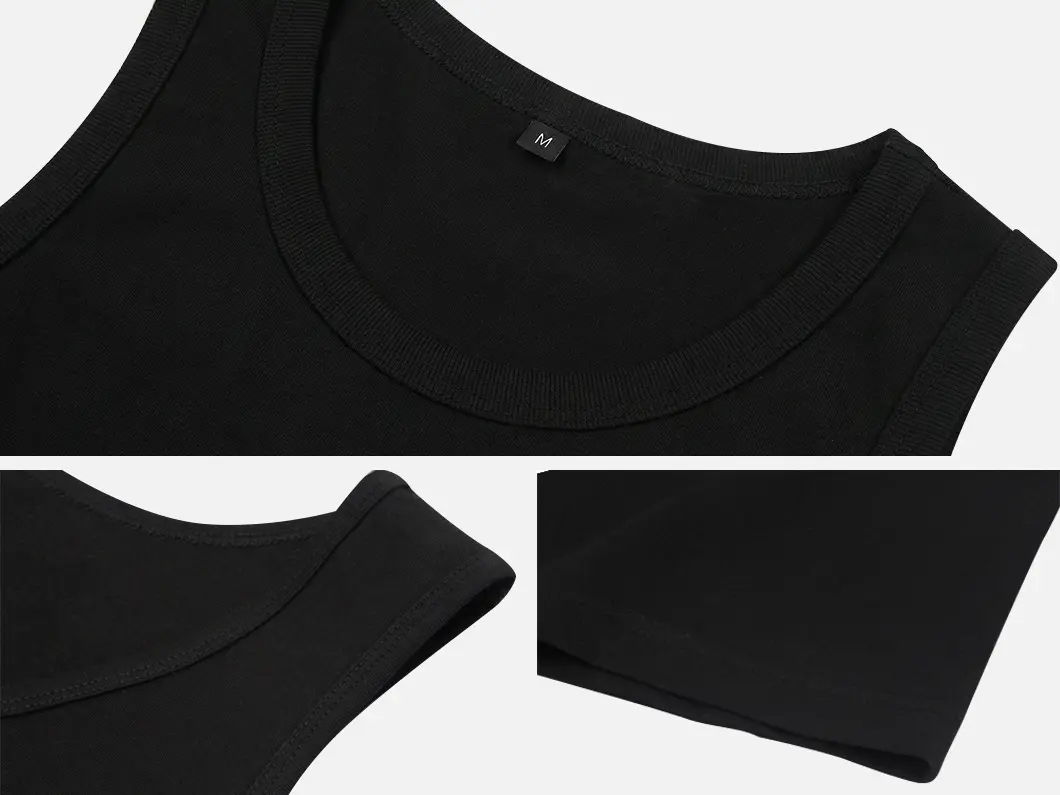 Unisex Colorful Cotton Tank Top - View 6
