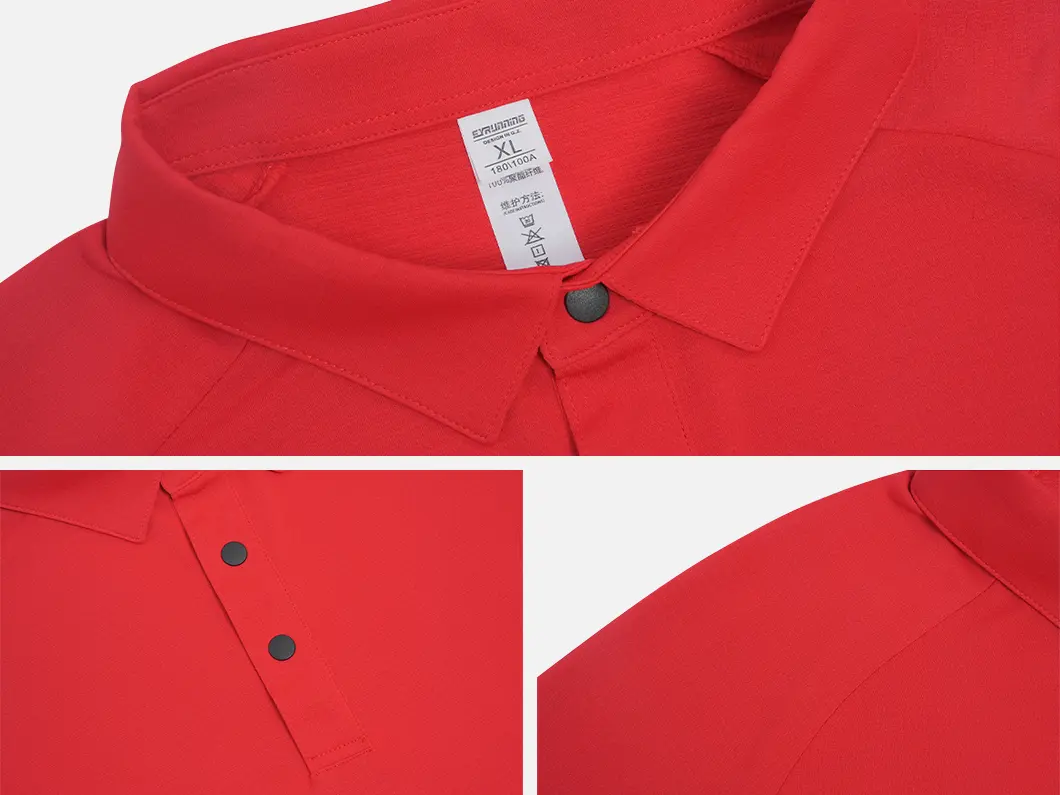 Lightweight Jacquard Polo Shirt - View 3