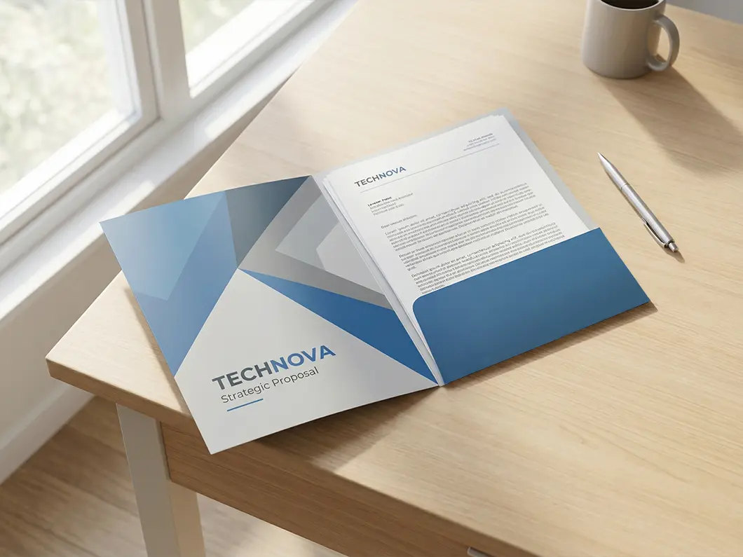 Branded Presentation Folders - View 1