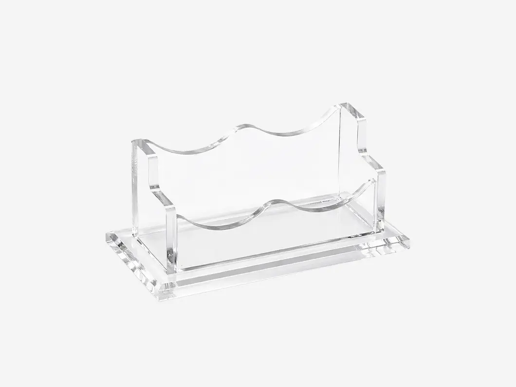 Multi Pocket Acrylic Business Card Holder - View 3