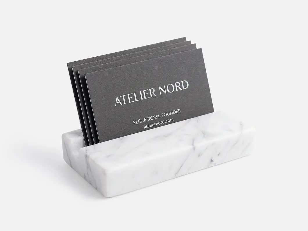 Marble Business Card Holder - View 2