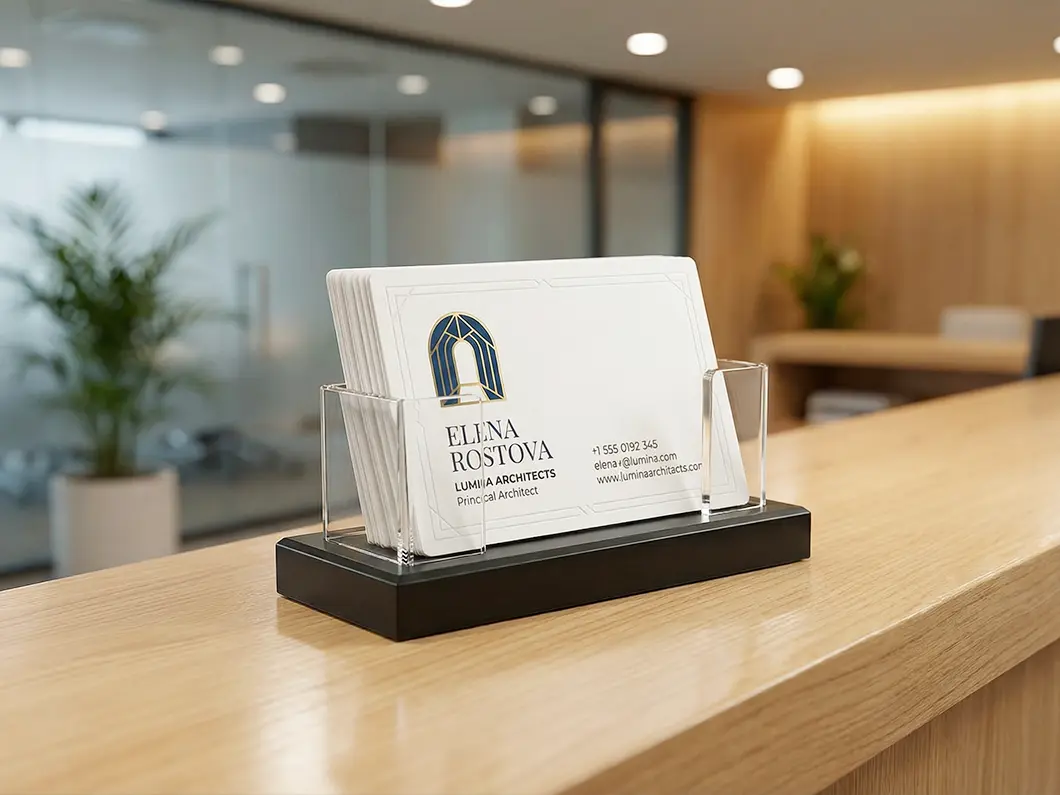 Acrylic Business Card Holder - Overview