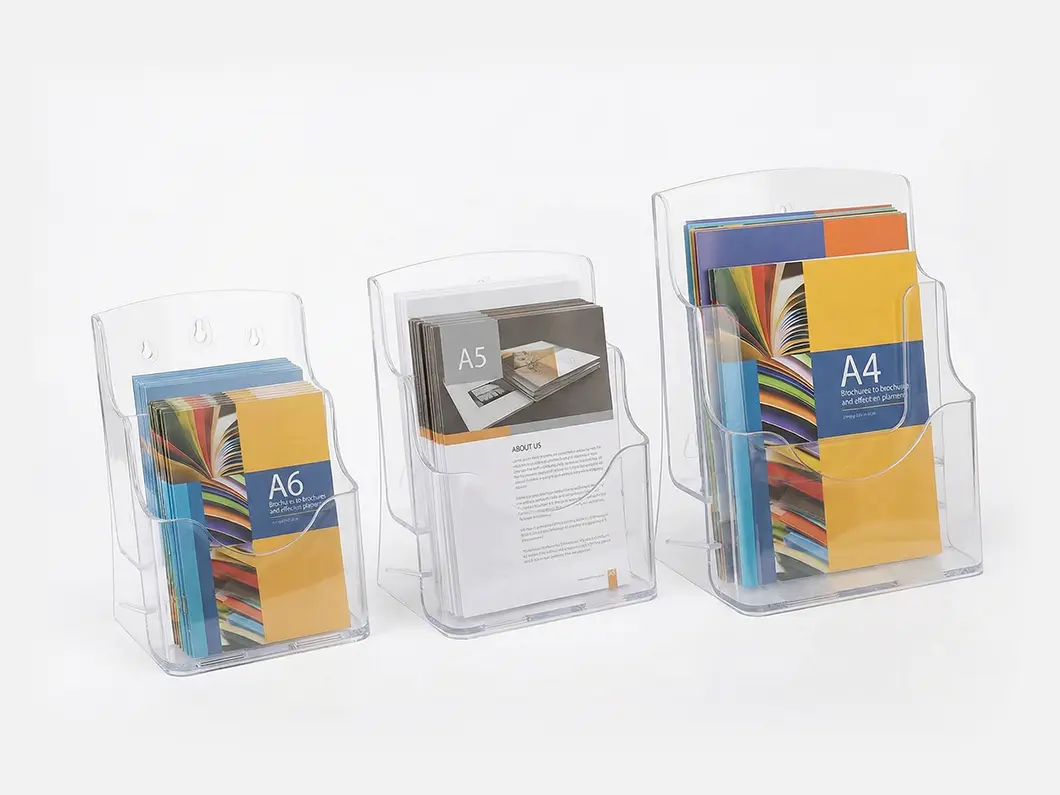 Acrylic Brochure & Flyer Holder - View 3
