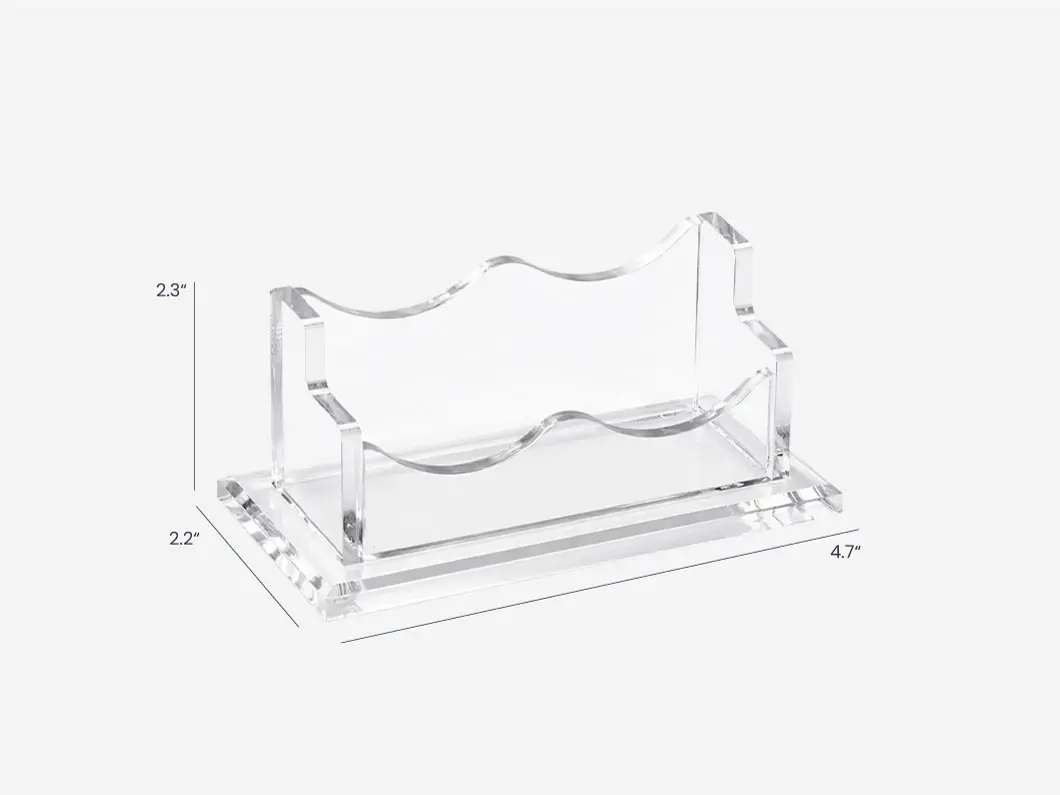 Multi Pocket Acrylic Business Card Holder - View 6
