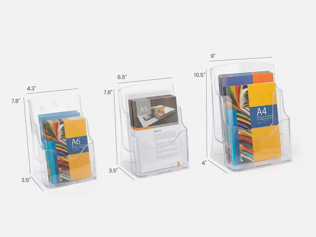Acrylic Brochure & Flyer Holder - View 7