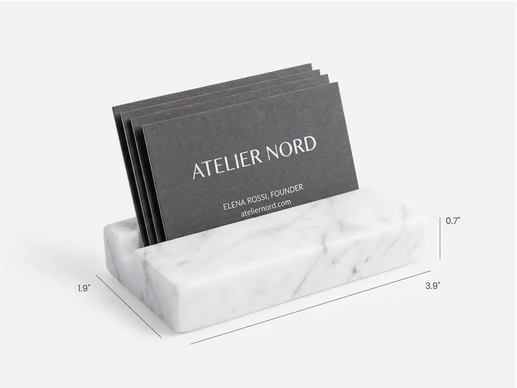 Marble Business Card Holder - View 6