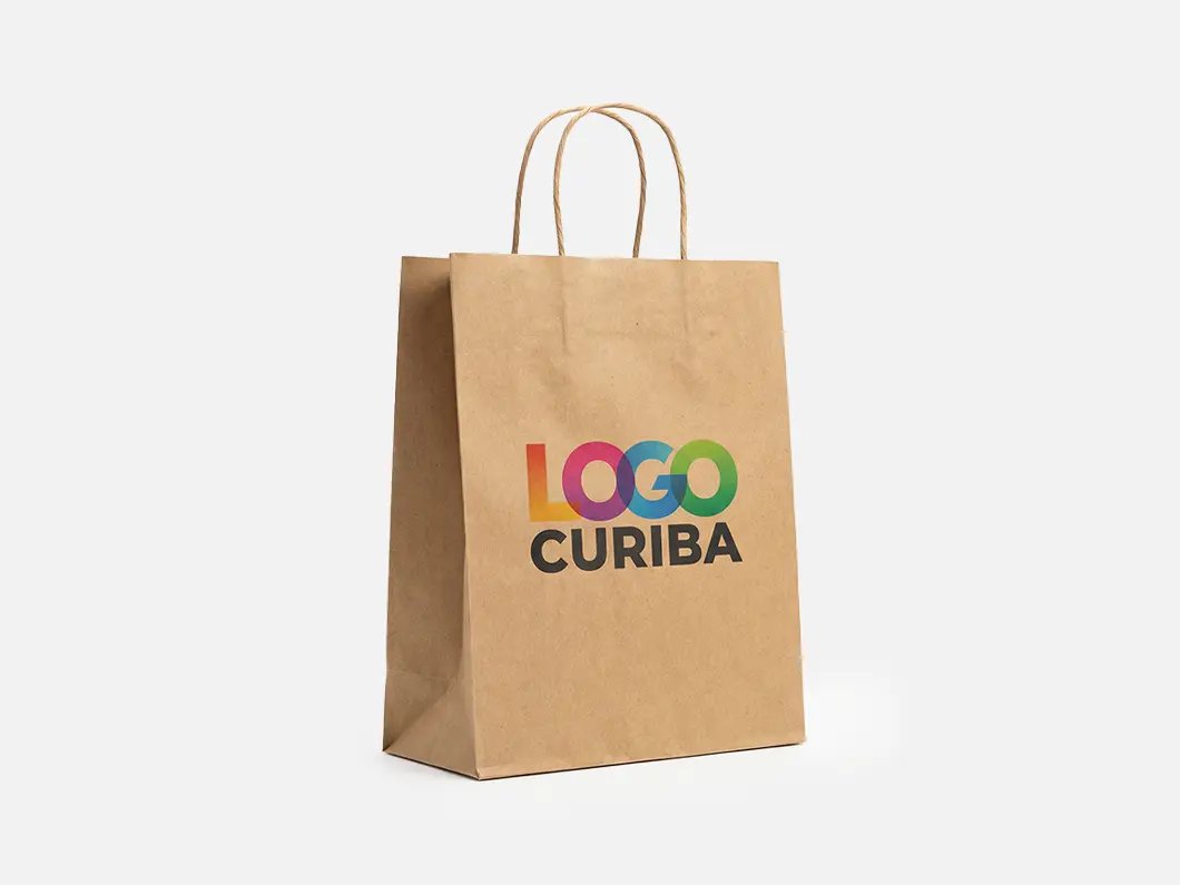 Kraft Merchandise Bags - View 2