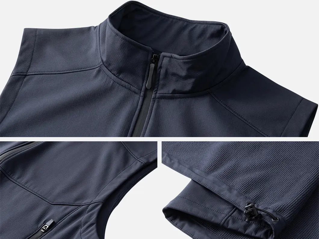 Fleece Lined Zip Vest - View 5