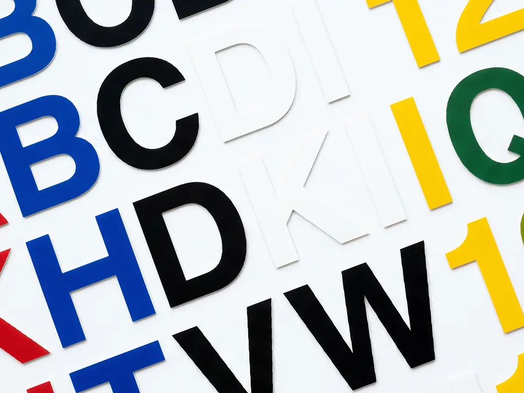 Vinyl Letters & Numbers - View 4