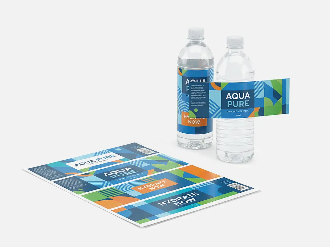 Water Bottle Labels - View 2