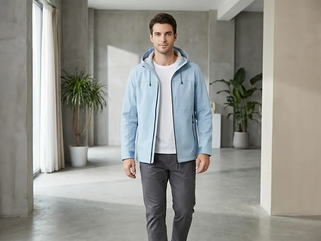 Insulated Hooded Jacket - View 1