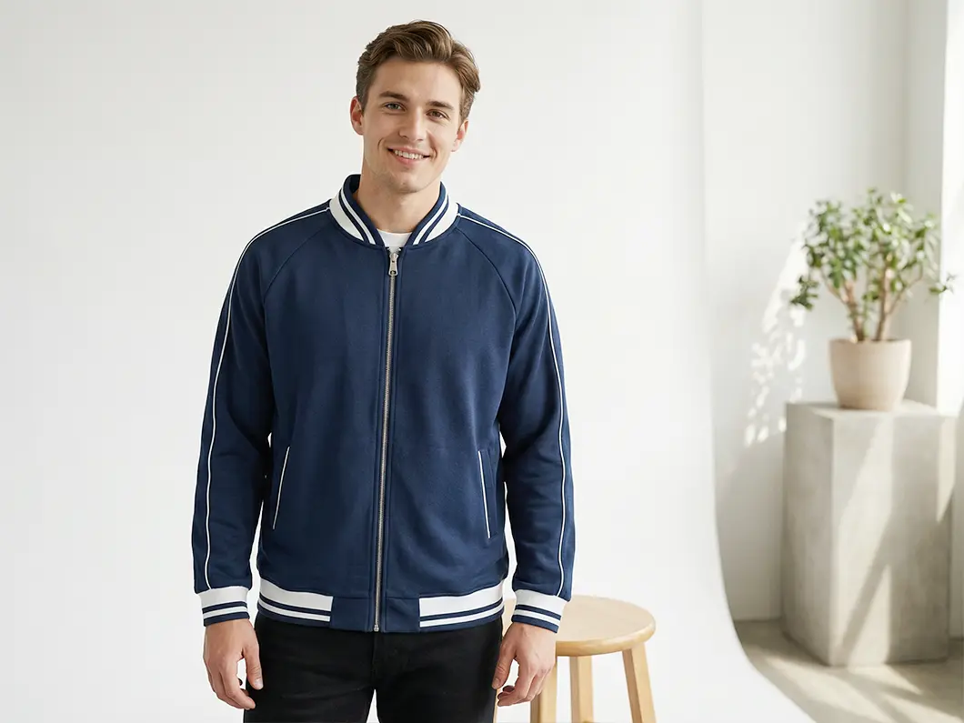 Unisex Varsity Jacket (Letterman Style) - View 2