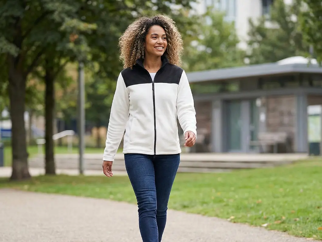 Colorblock Polar Fleece Jacket - View 2