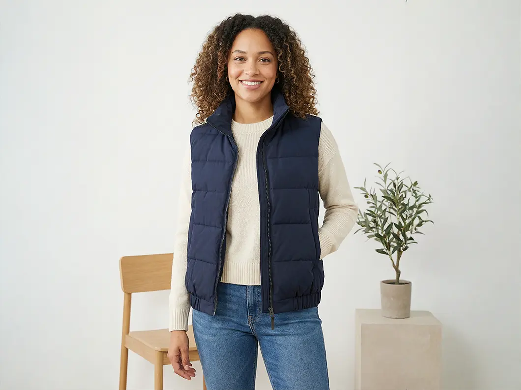 Down Alternative Insulated Vest - View 1