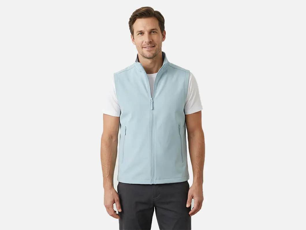 Softshell Wind-Resistant Zip Vest - View 2