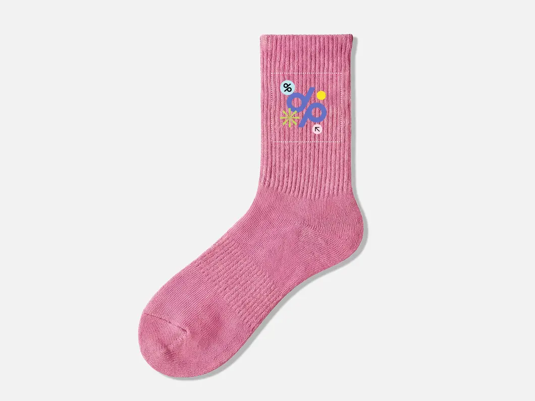 Crew Embroidered Socks