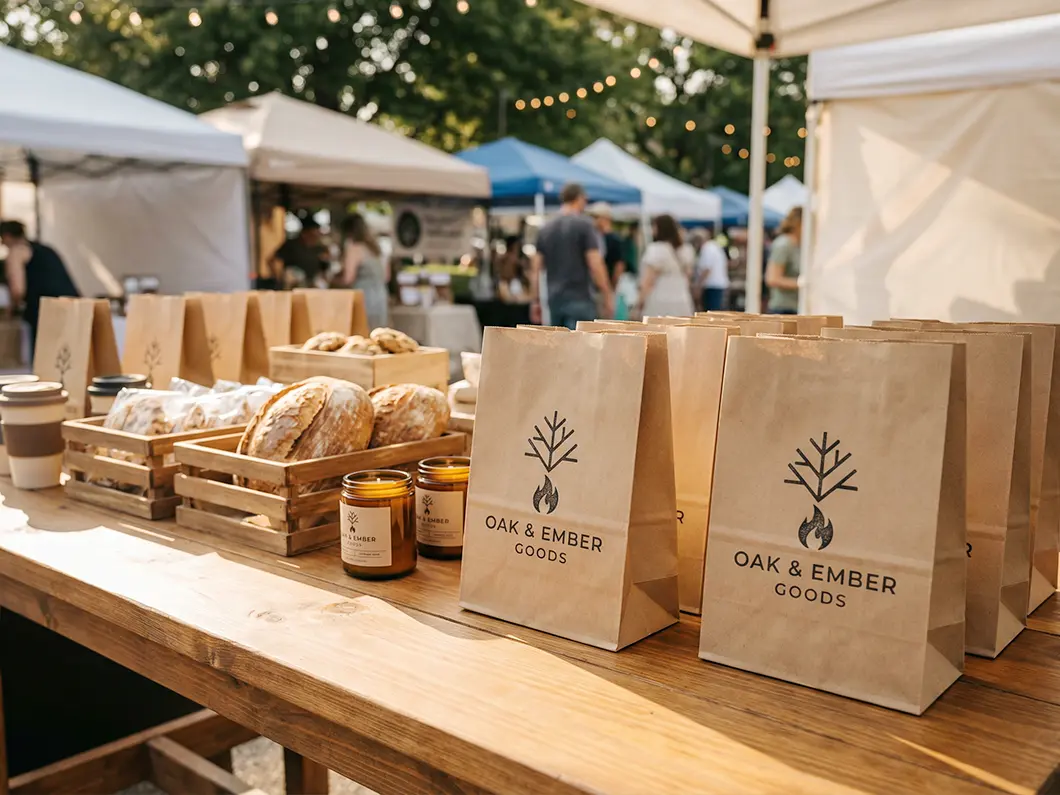 SOS Kraft Paper Bags
