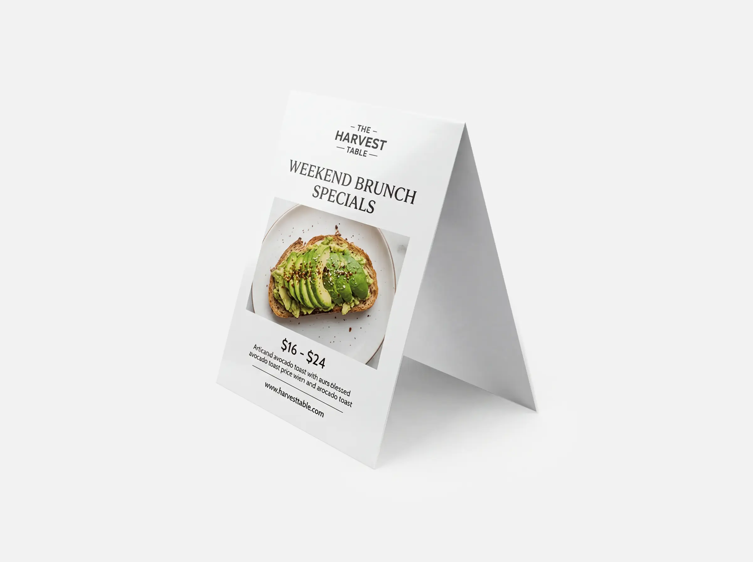 A-Frame Tent Cards