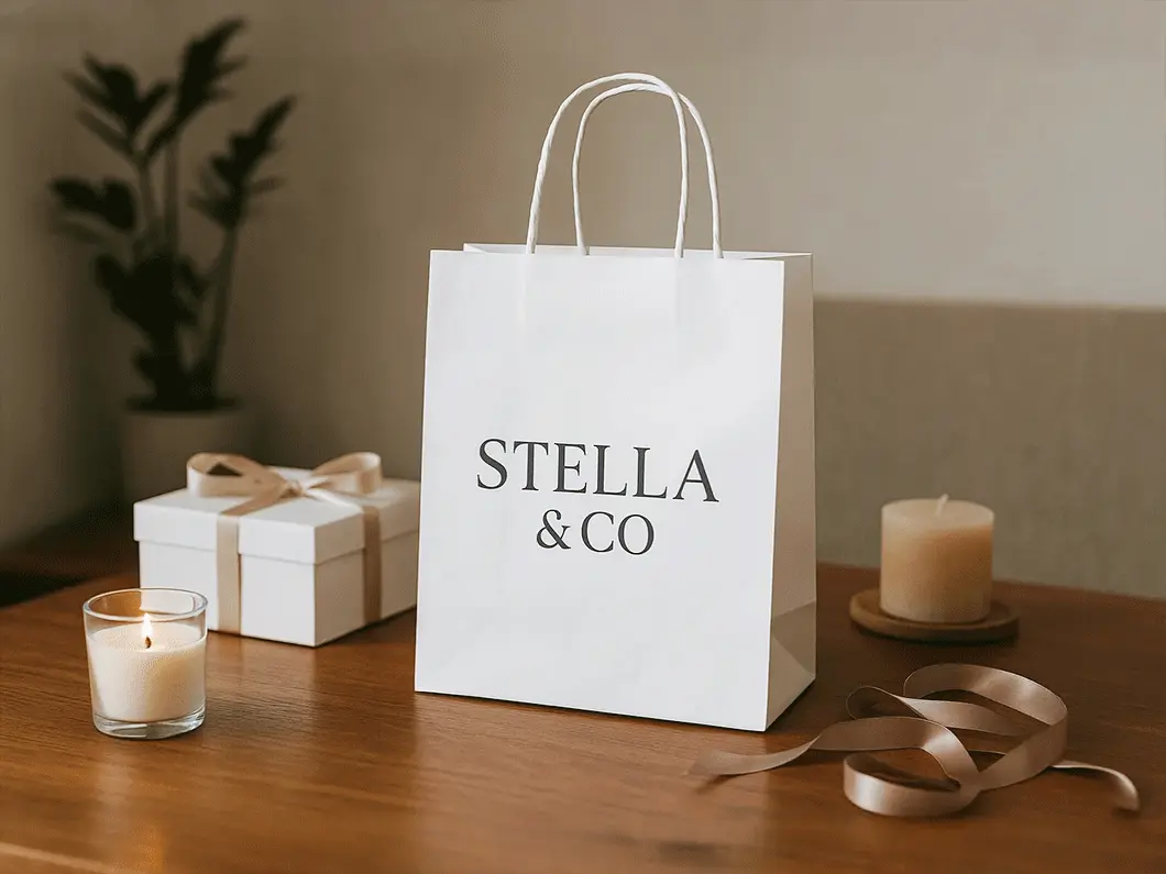 Custom Kraft Paper Bags - View 3