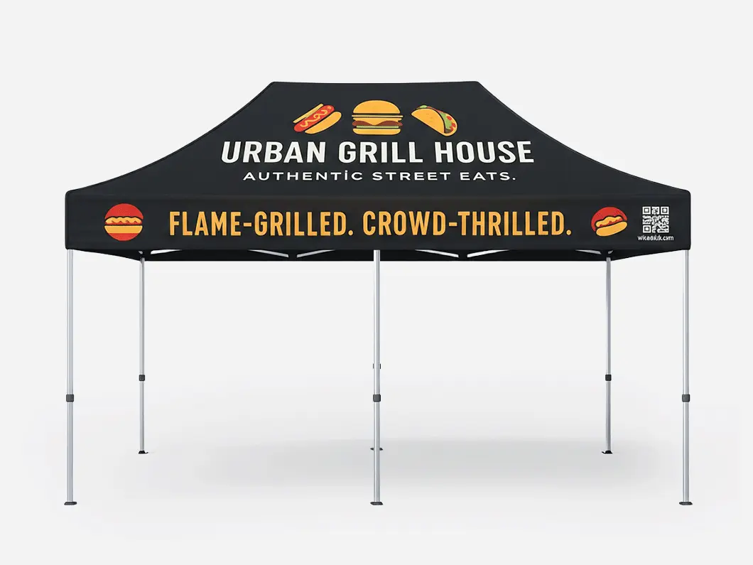20' x 10' Custom Printed Canopy Tents
