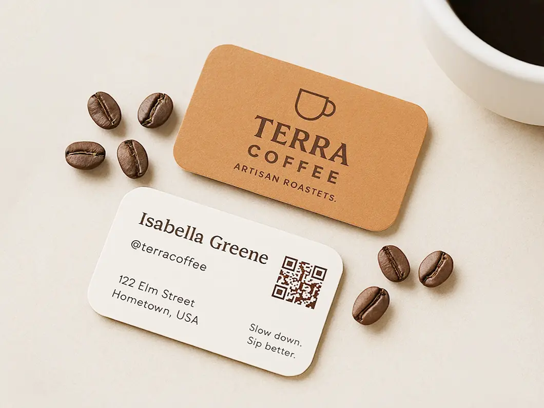 Die-Cut Business Cards