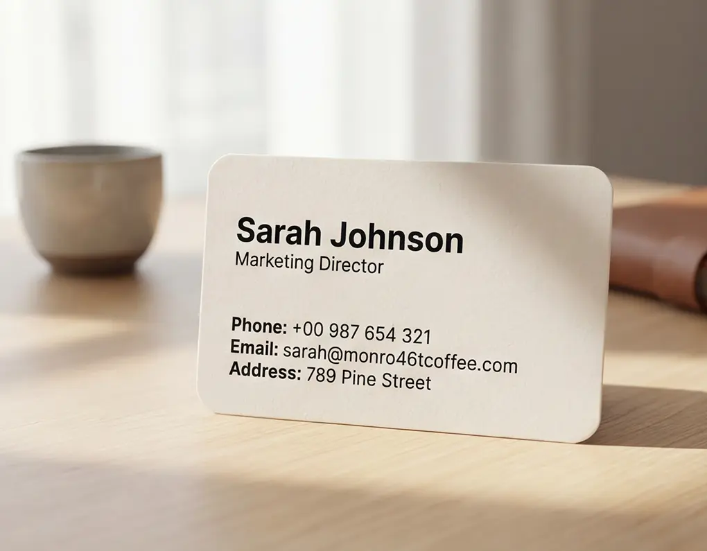 Rounded Business Cards