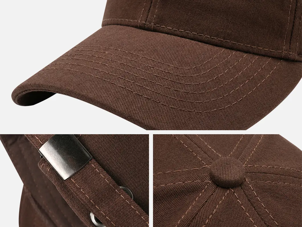 Six Panel Cotton Baseball Cap - View 6