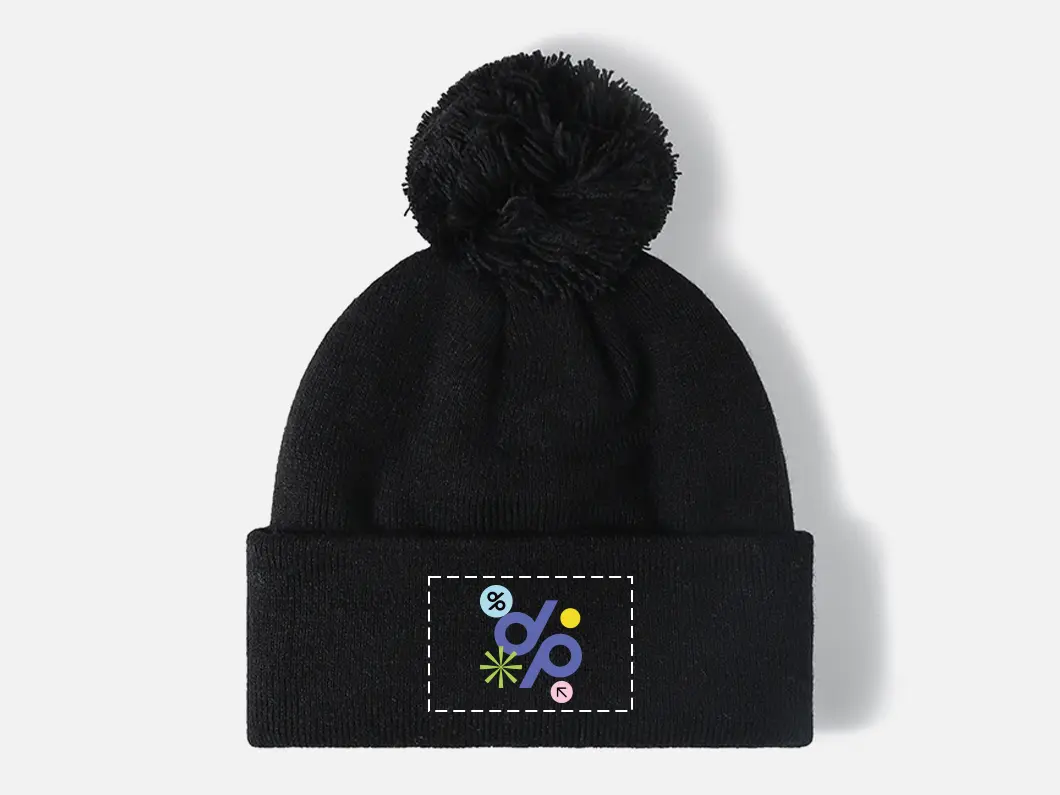 Fleece Lined Pom Beanie
