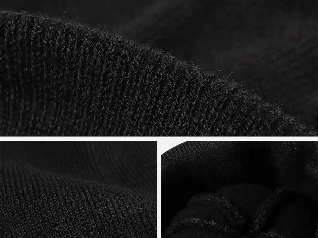 Fleece Lined Pom Beanie - View 2