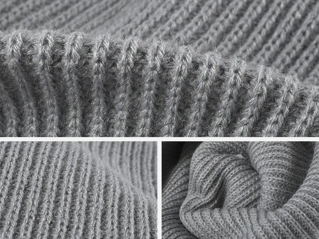 Rib Knit Cuffed Beanie - View 2