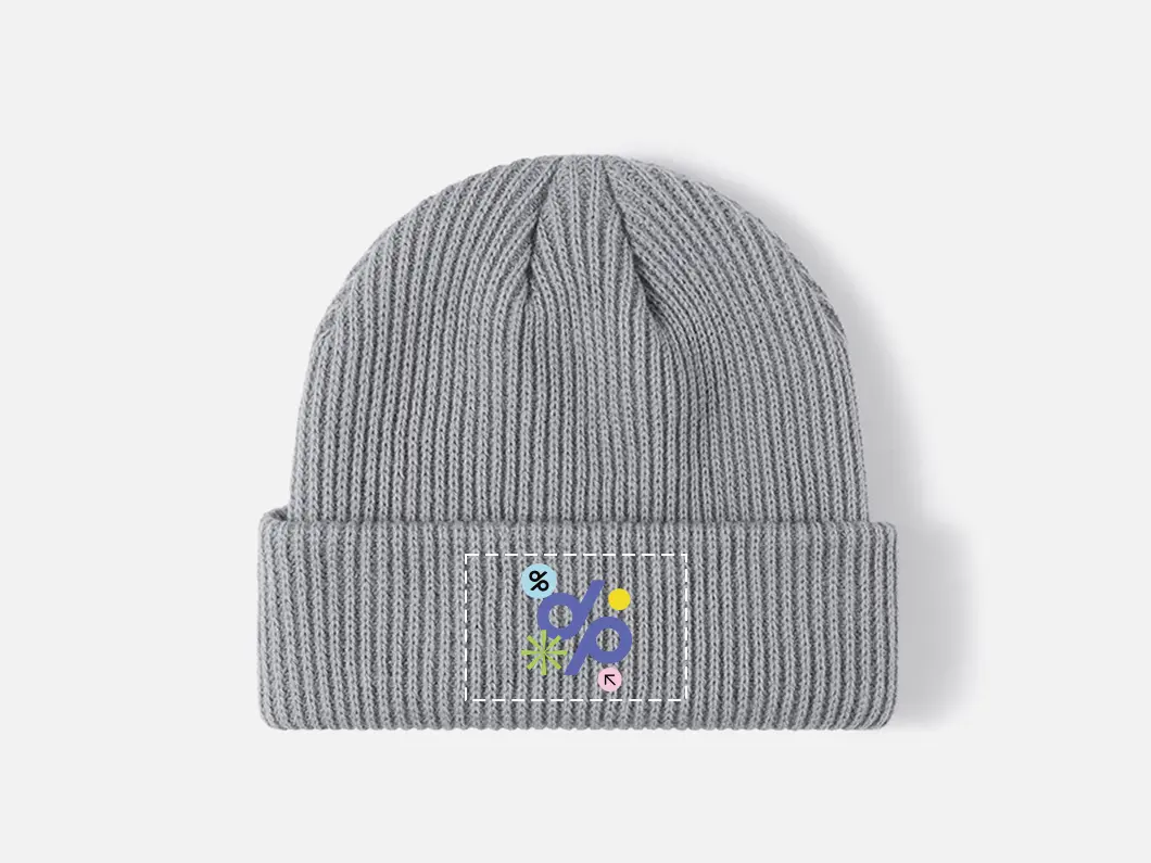 Rib Knit Cuffed Beanie - View 1