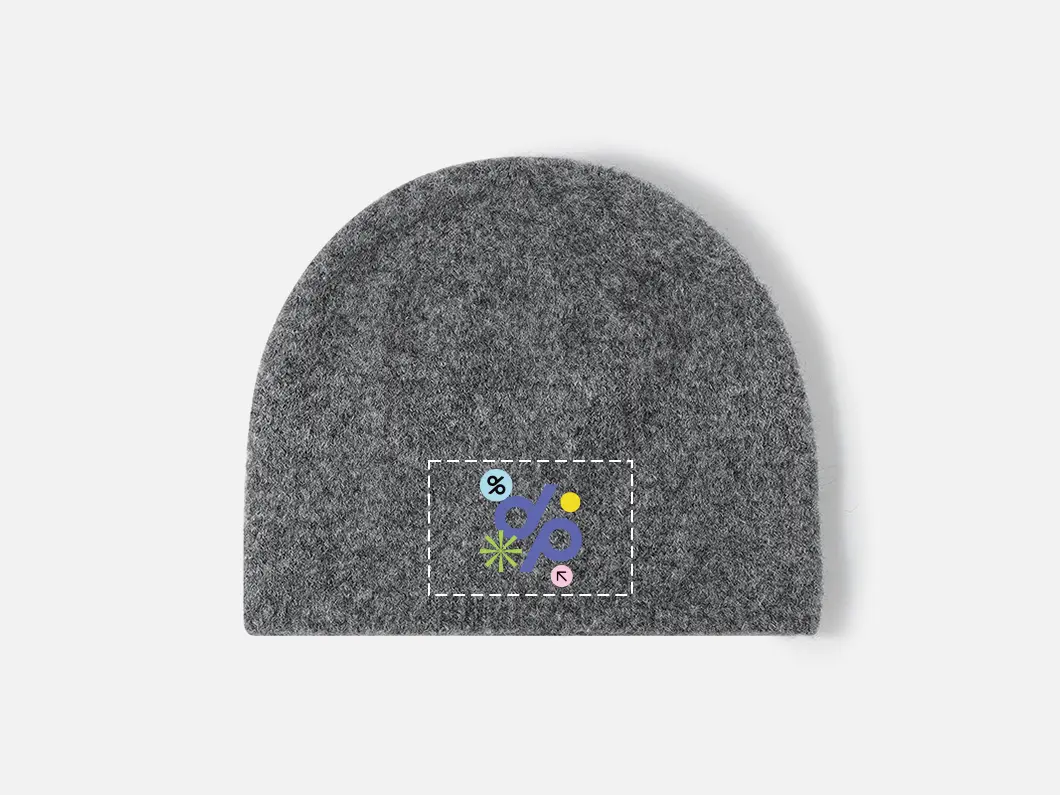 Wool Blend Uncuffed Beanie - View 1