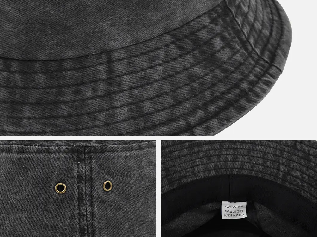 Vintage Washed Cotton Bucket Hat - View 4