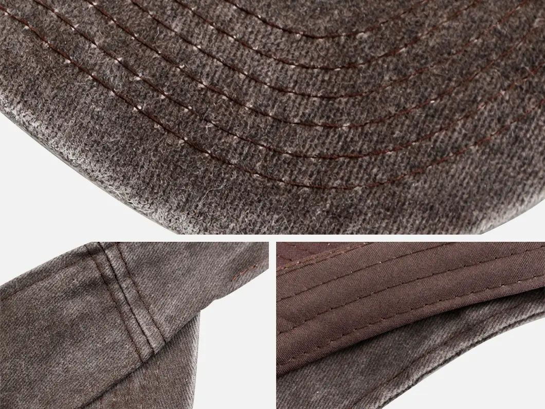 Vintage Washed Cotton Visor - View 5
