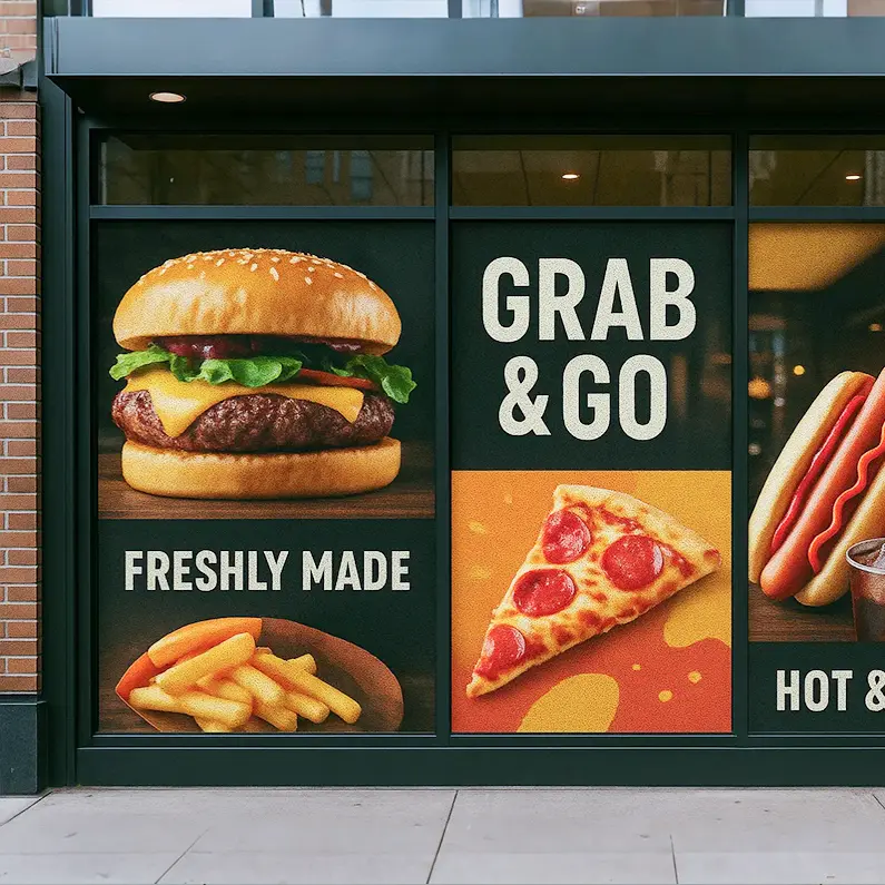 Perforated Window Decals