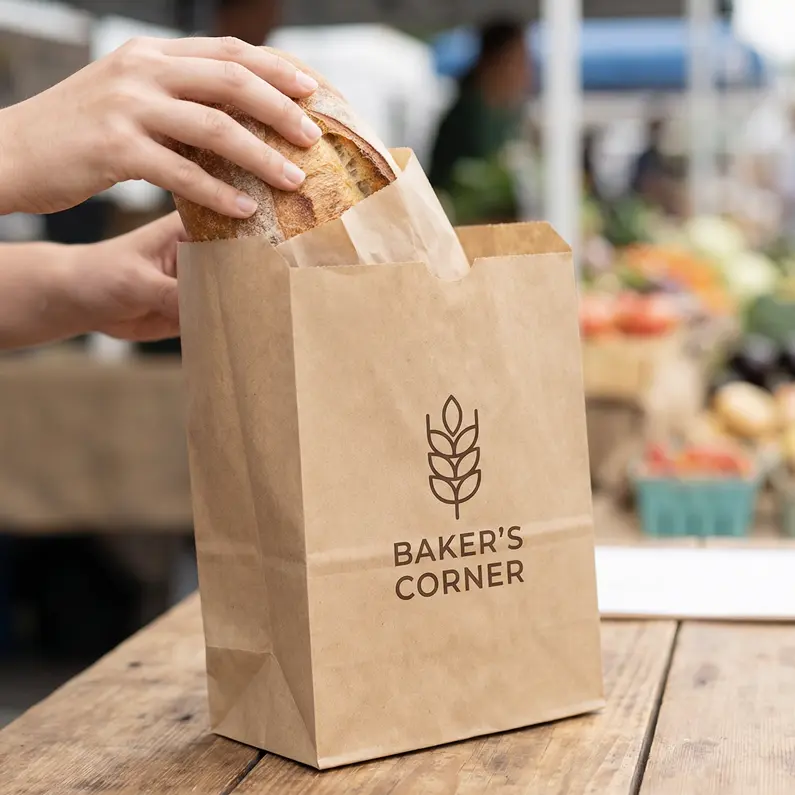 SOS Kraft Paper Bags