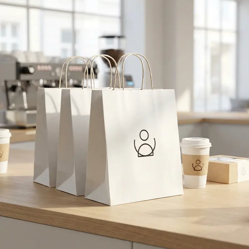 Kraft Takeout Paper Bags