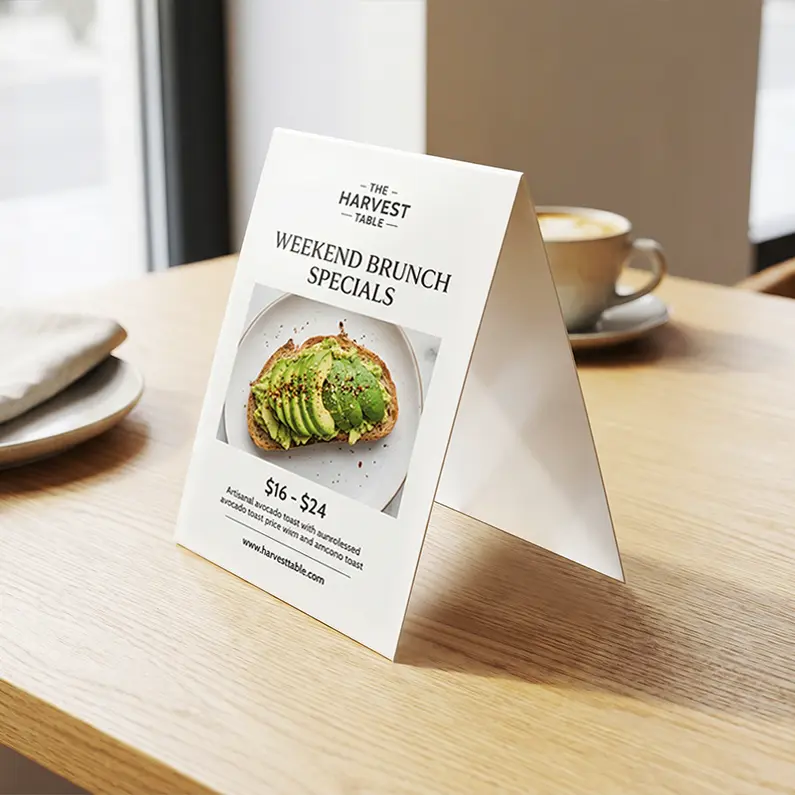 A-Frame Tent Cards