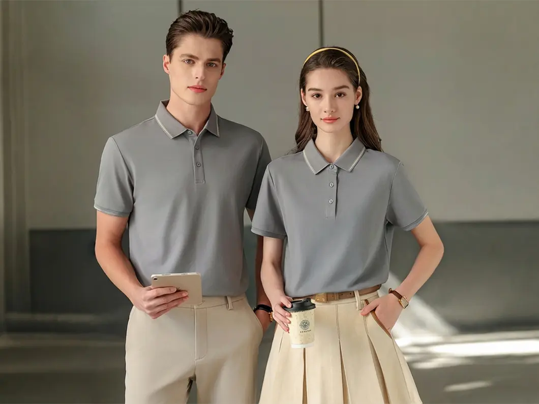 Business Casual Polo Shirt - View 3