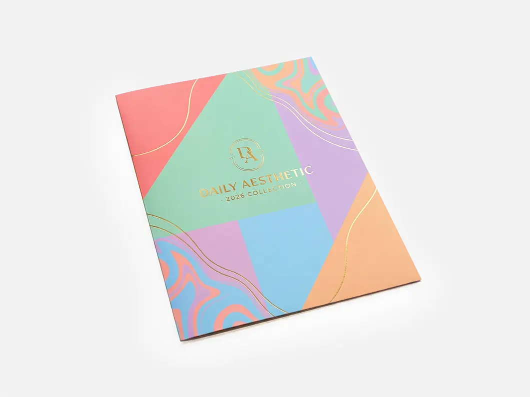 Branded Foil Accent Presentation Folders