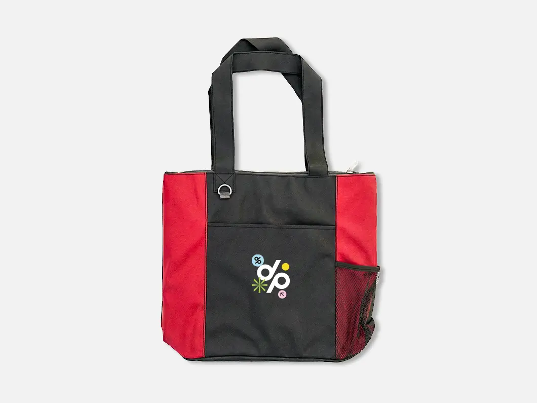Polyester Tote Bag with Pockets - View 1