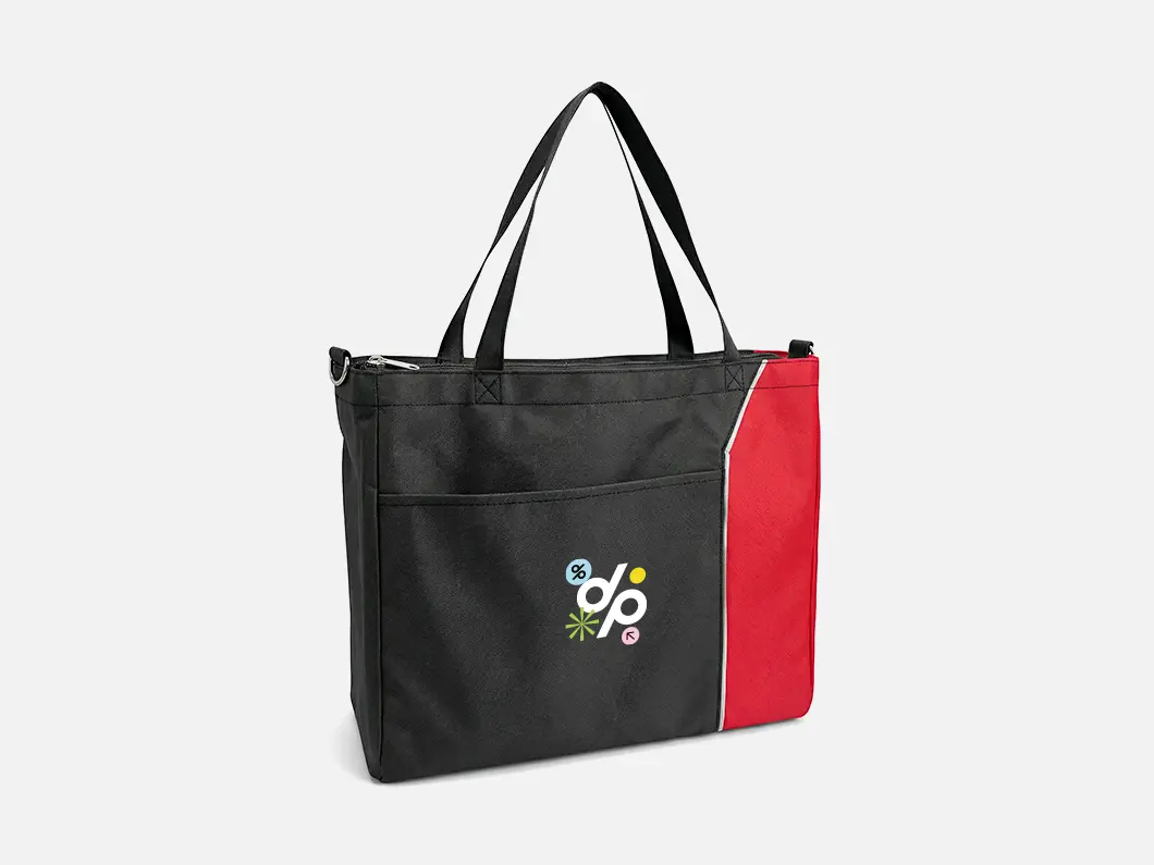 Two-Tone Polyester Tote Bag
