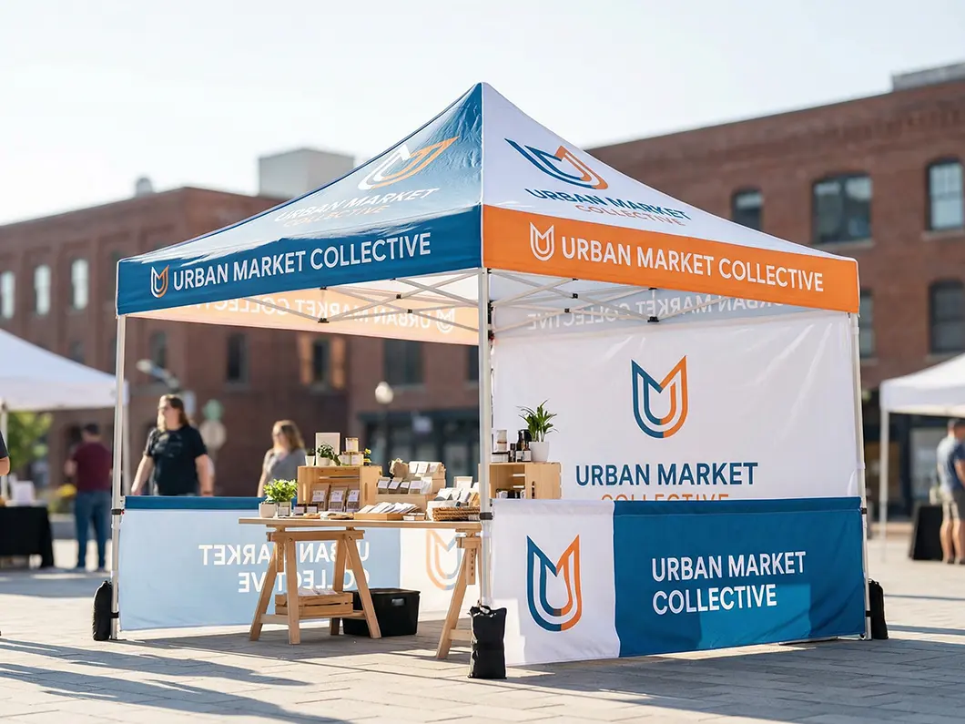 10' x 10' Custom Printed Canopy Tents - View 3