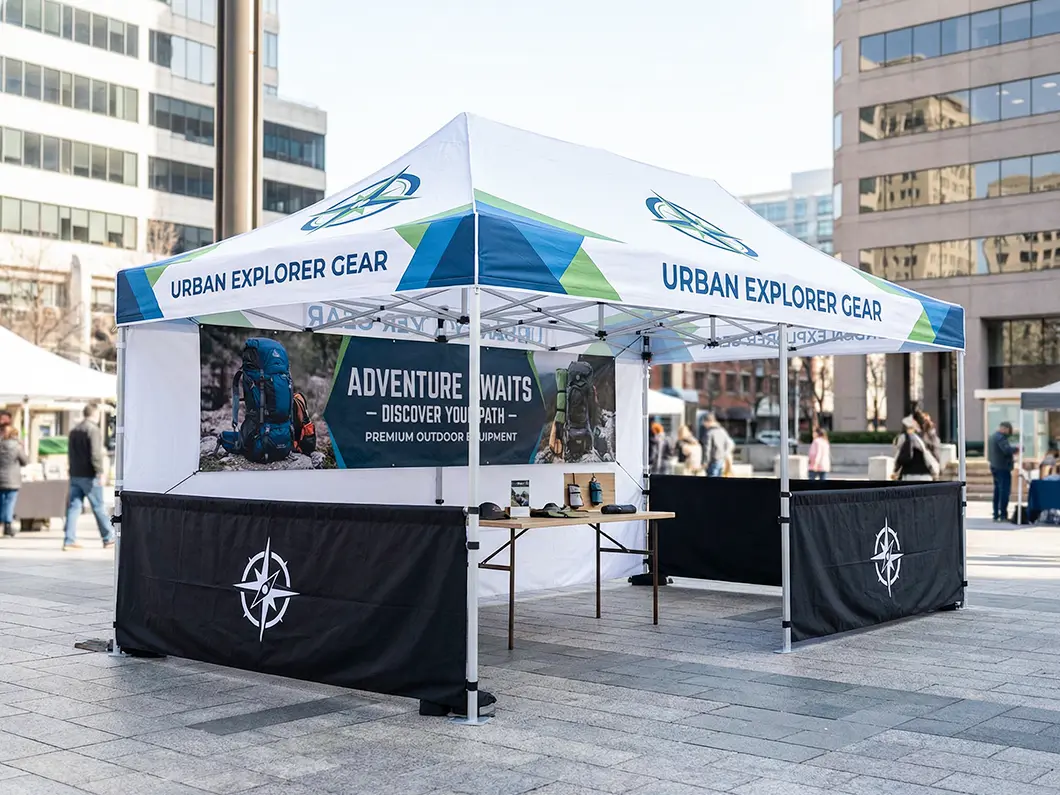 20' x 10' Custom Printed Canopy Tents - View 4