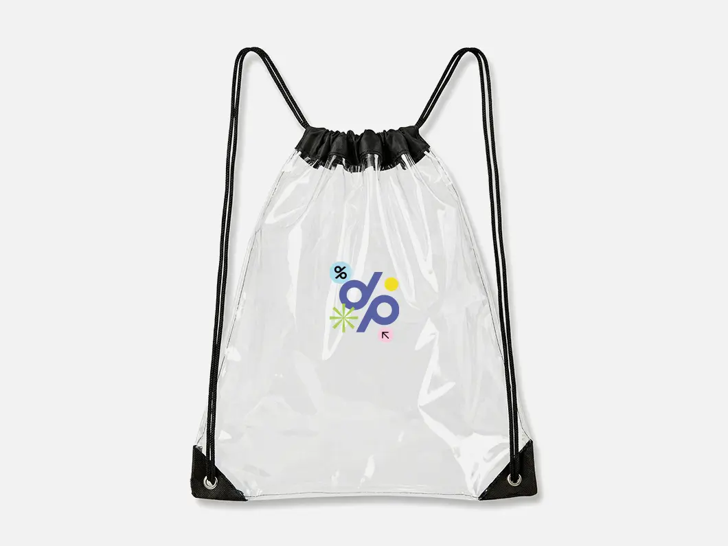 Clear Drawstring Backpack
